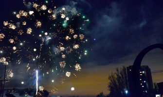 Un dels moments del Castell de focs artificials