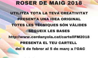 Imatge concurs cartell Roser 2018