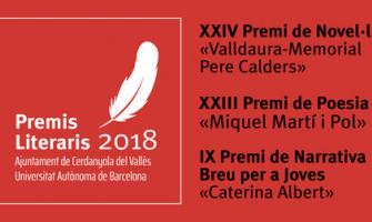 Cartell Premi Literaris 2018