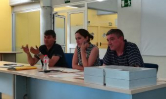 Moment del Consell Muncipal d'Esport Escolar