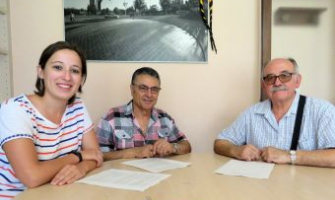 Laura Benseny, Paulino García (vicepresient) i Antonio Mancebo