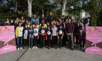 Foto de família de la presentació del Roser 2019