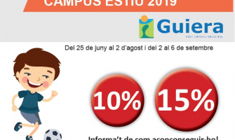 Part del cartell del Campus d'Estiu del PEM Guiera