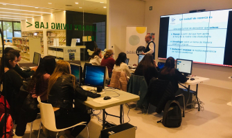 Sessió a la Biblioteca de Sant Cugat