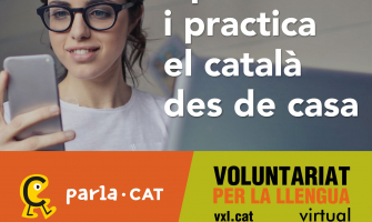 Cartell del voluntariat per la llengua