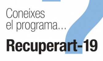 Cartell de la campanya Recuperart-19