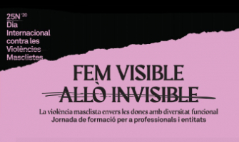 Imatge de la Jornada de formació Fem visible allò invisible