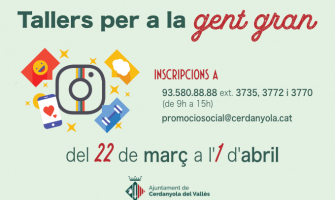 S'obren les inscripcions als Tallers per a la gent gran