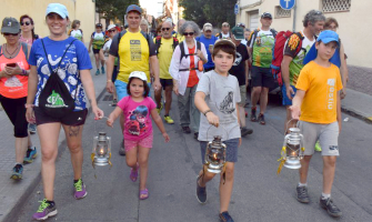 Arribada de la flama a Cerdanyola l'any 2019