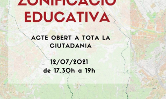 Cartell xerrada 'La zonificació educativa'