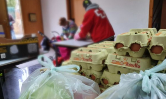 El lliurament d'aliments s'ha hagut d'incrementar per les conseqüències de la pandèmia