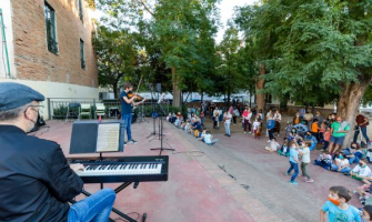 Moment de la inauguració del curs de l'Escola Municipal de Música Aulos