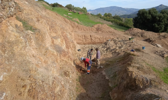 Moment de les excavacions que s'estan realitzant al Poblat Ibèric