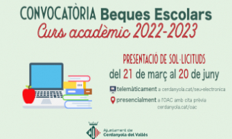 Imatge beques escolars 2022-2023