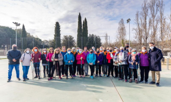 Persones participants a la 4a caminada del Cicle de Passejades per a la gent gran