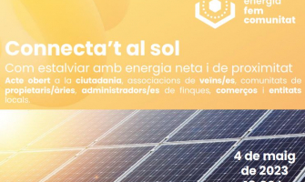 cartell Jornada 'Connecta't al sol'