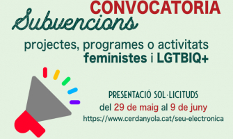 Imatge convocatòria activitats feministes i LGTBIQ+ 2023