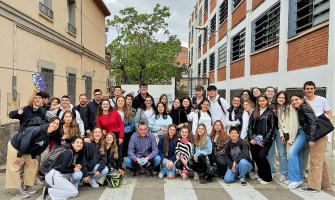 fotografies de l'estudiantat de la UAB que ha visitat Cerdanyola