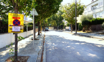 Tram afectat per les obres del Carrer Torras i Bages