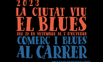 Cartell Comerç & Blues al Carrer 2023