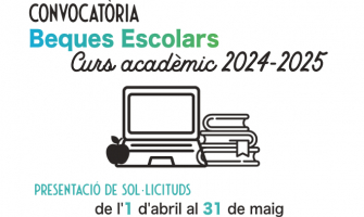 Imatge convocatòria beques escolars 2024-2025