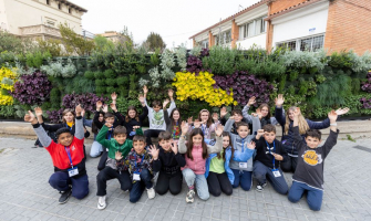 Al març es va inaugurar el jardi vertical