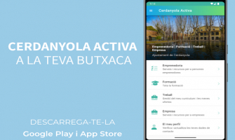 imatge pantalla incial APP Cerdanyola Activa