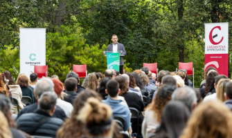 Moment de la inauguració de la 1a Fira Cerdanyola Activa