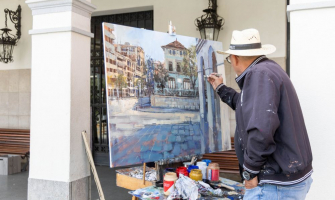 Foto arxiu concurs de pintura ràpida Roser de Maig 2024