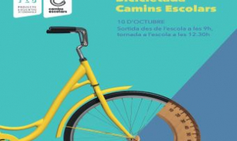 Cartell Bicicletada Camins Escolars